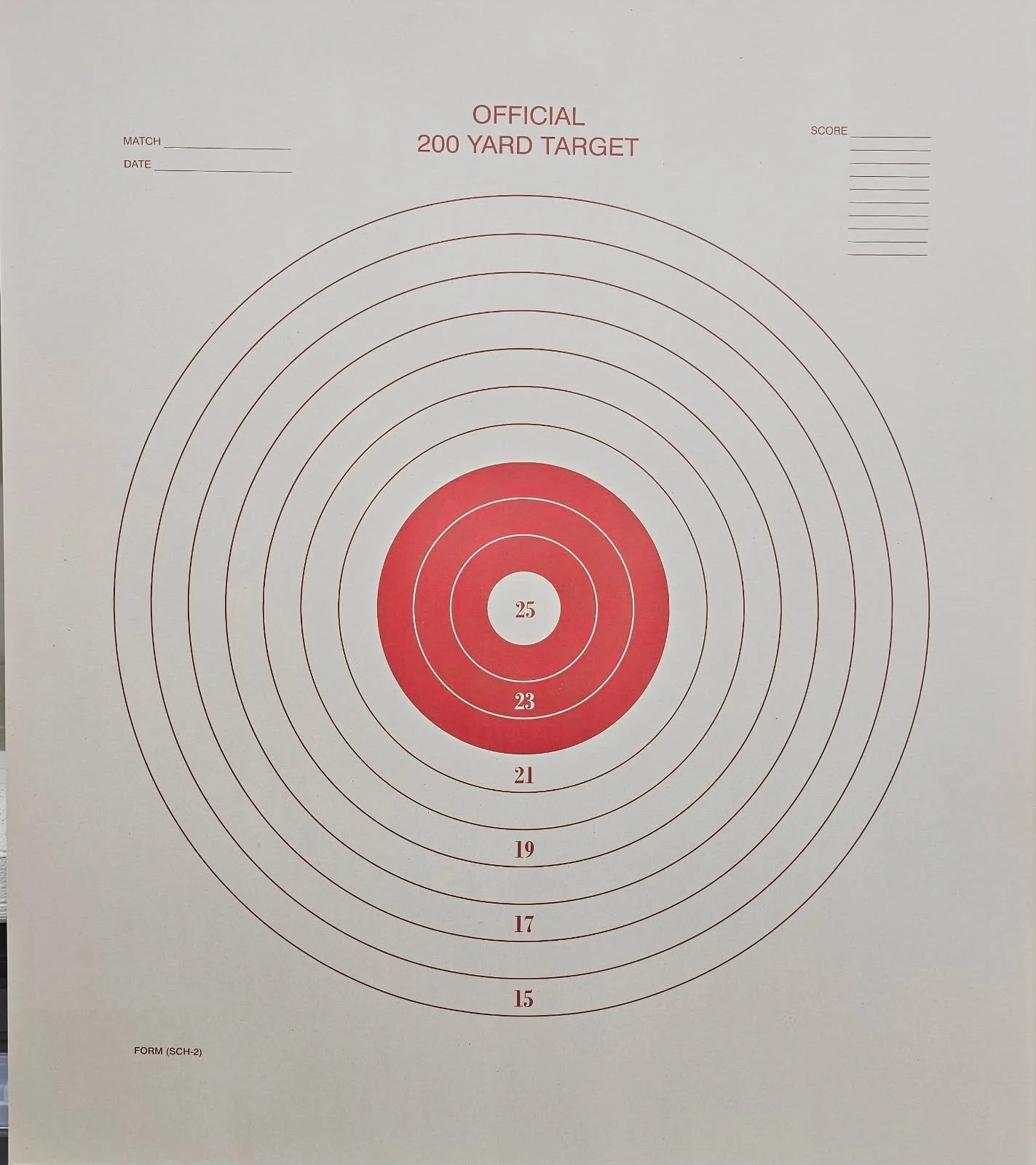 Target TG2452 -- Schuetzen - 2 — NMLRA
